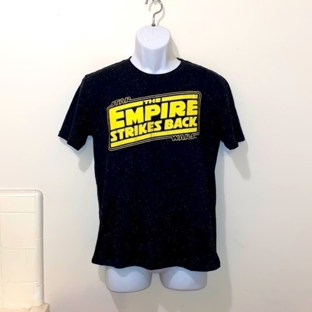 Unisex Star Wars Dark Heather Grey “The Empire Strikes Back” Graphic Tee